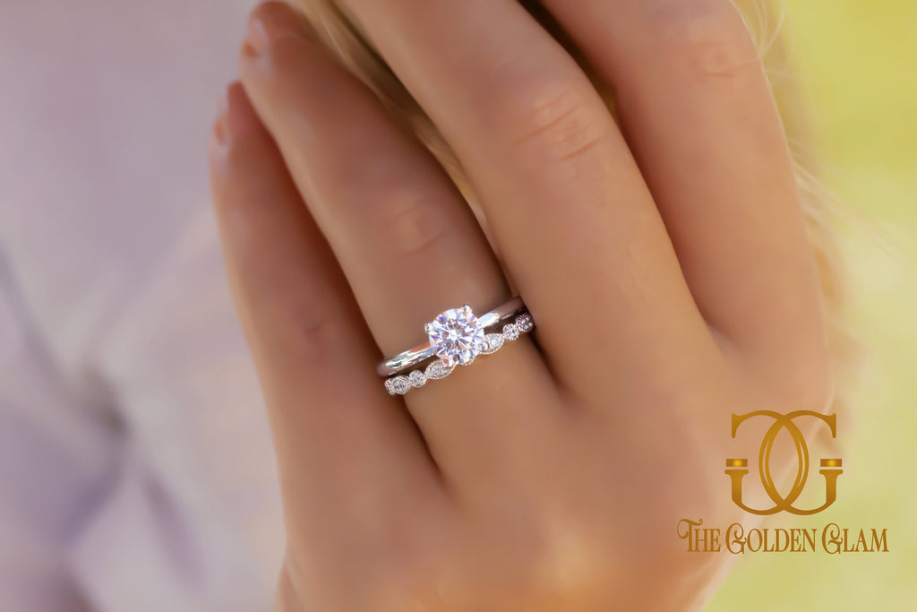Unique 2.25 Carat Radiant Cut White Diamond “Hidden Halo”Fancy Engagement Ring  Real 14k Yellow Gold – BrideStarCo